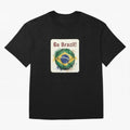 Go Brazil Soccer Ball Flag | Brazilian Football Fan Graphic Tee Classic T-Shirt Support Iconic Players in FIFA World Cup 2026 Group Stage Connected to Messi, CR7 and Mbappe, Portugal Energy, Football Passion, Legendary Performances, Festival Vibes