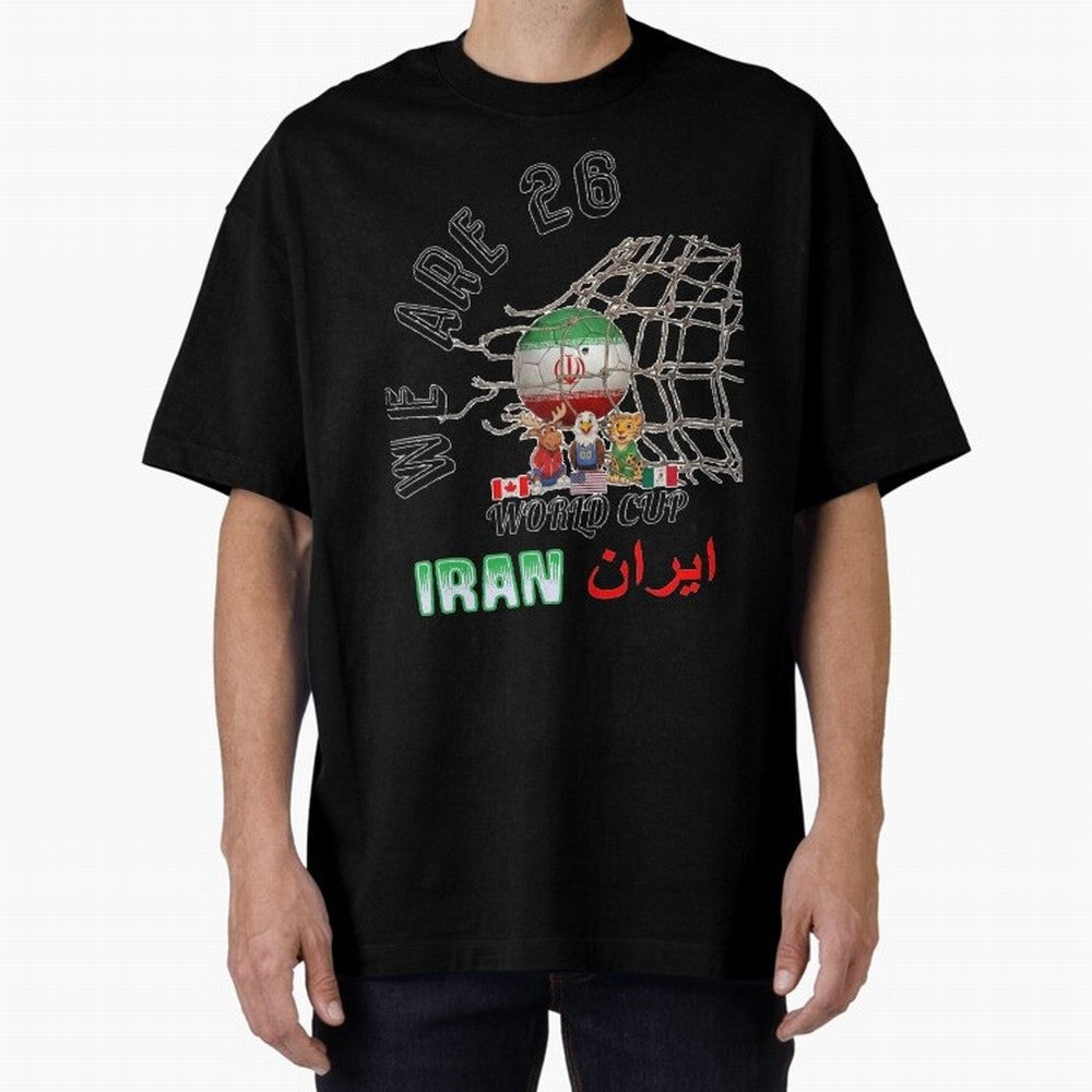 World cup 26 - Iran Classic T-Shirt Stand with Global Football Passion for FIFA World Cup 2026 USA Canada Mexico, Capturing Messi, Spain and Netherlands, Soccer Culture, Superstar Moments, National Team Dreams and Competitive Fire; Made for