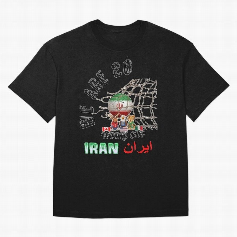 World cup 26 - Iran Classic T-Shirt Stand with Global Football Passion for FIFA World Cup 2026 USA Canada Mexico, Capturing Messi, Spain and Netherlands, Soccer Culture, Superstar Moments, National Team Dreams and Competitive Fire; Made for