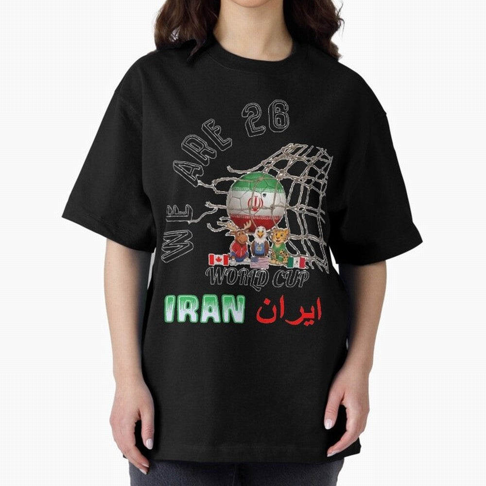 World cup 26 - Iran Classic T-Shirt Stand with Global Football Passion for FIFA World Cup 2026 USA Canada Mexico, Capturing Messi, Spain and Netherlands, Soccer Culture, Superstar Moments, National Team Dreams and Competitive Fire; Made for