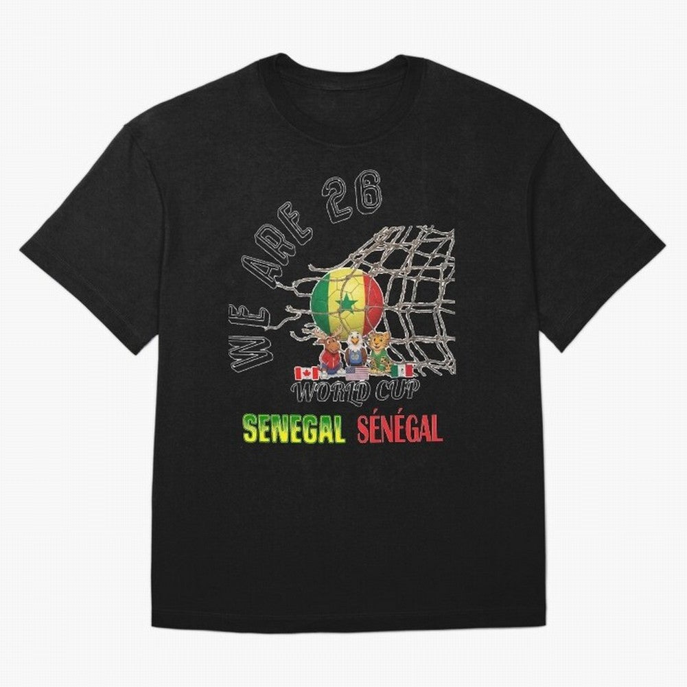 World cup 26 - Senegal Classic T-Shirt Bring a Vintage Feel to Match Day Hype around FIFA World Cup 2026 Group Stage, Messi and Cristiano Ronaldo, Spain and Netherlands, Fan Favorite Moments, National Team Passion, Big Match Drama and Soccer