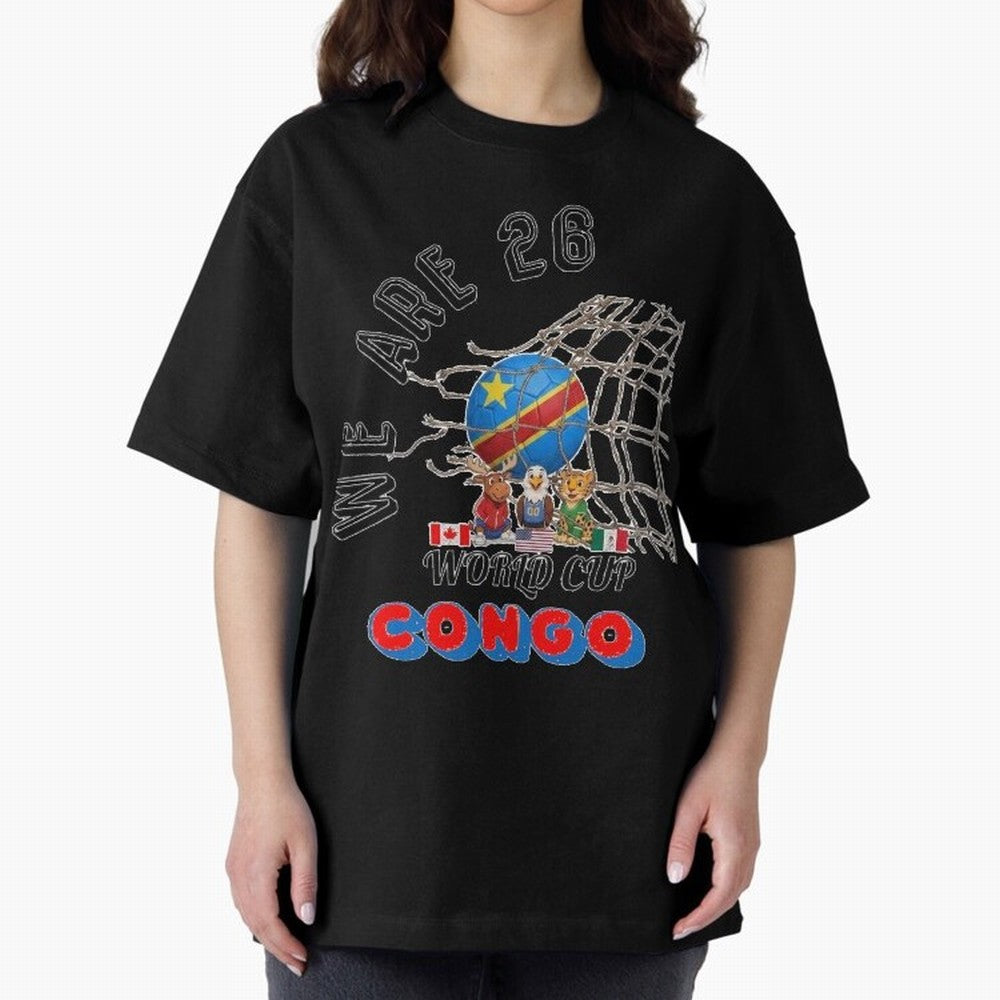 World cup 26 - Congo Classic T-Shirt Turn Up for Global Football Passion for FIFA World Cup 2026 USA Canada Mexico, with CR7, Germany, Sports Nostalgia, International Competition, Famous Players and Unforgettable Victories; Ideal for Fans Who