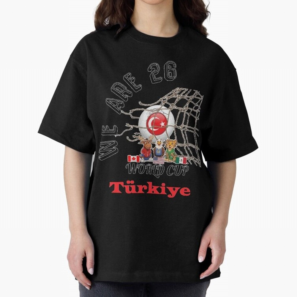 World cup 26 - Turkiye Classic T-Shirt Bring Global Tournament Vibes to FIFA World Cup 2026 for Fans of Messi and Portugal, Bringing Classic Soccer Heritage, Championship Pressure, Fan Loyalty and International Pride; Perfect for Supporters Who