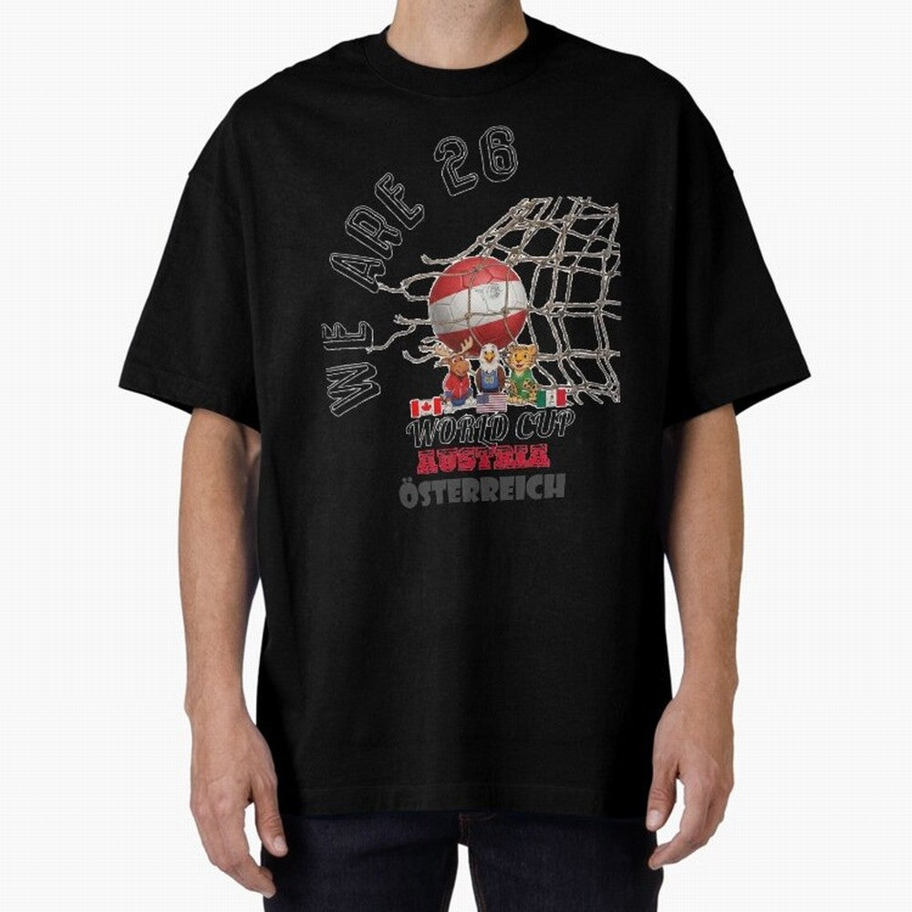 World cup 26 - Austria Classic T-Shirt Bring Stadium Energy to Global Football Passion for FIFA World Cup 2026, Driven by Cristiano Ronaldo, Haaland and CR7, Argentina and Brazil, Football Festival Excitement, Trophy Ambitions, Country Rivalries