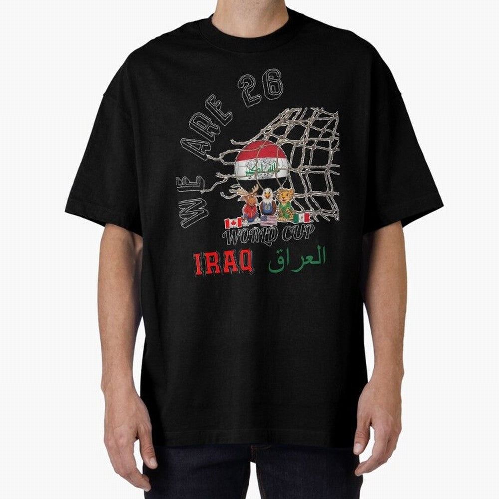 World cup 26 - Iraq Classic T-Shirt Celebrate Football Dreams Across the FIFA World Cup 2026 USA Canada Mexico Journey through Mbappe and Neymar Highlights, Argentina and Brazil Pride, Classic Soccer Heritage, Championship Pressure, Fan Loyalty and