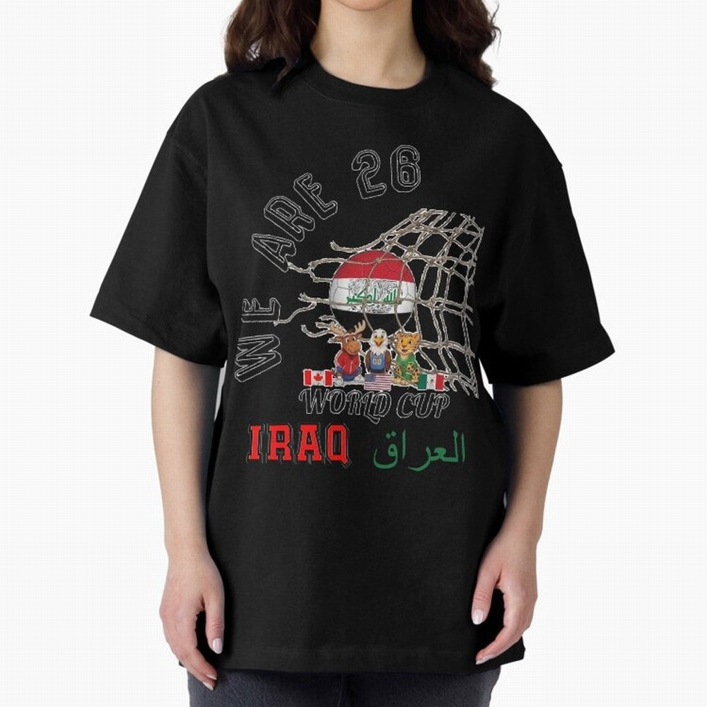 World cup 26 - Iraq Classic T-Shirt Celebrate Football Dreams Across the FIFA World Cup 2026 USA Canada Mexico Journey through Mbappe and Neymar Highlights, Argentina and Brazil Pride, Classic Soccer Heritage, Championship Pressure, Fan Loyalty and