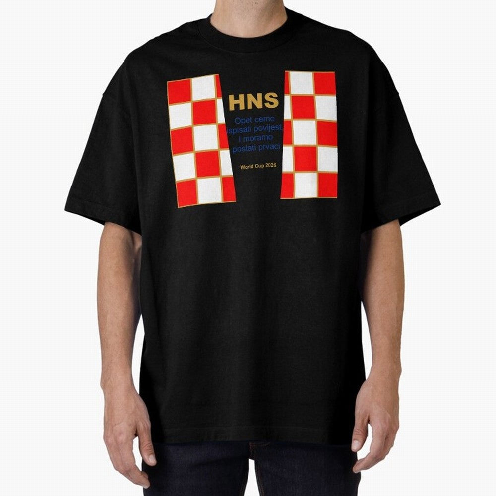 Croatia jersey with motto gold Classic T-Shirt Discover Match Day Hype around FIFA World Cup 2026, Messi, Portugal, Spain and Germany, Worldwide Fan Energy, Dramatic Goals, Stadium Lights and Championship Celebrations; Ideal for Fans Who Follow