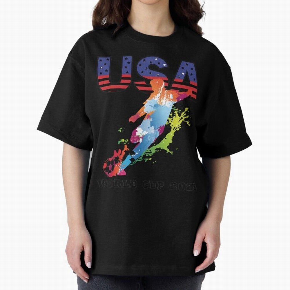USA CAN MEX 26 Football Shirt | Color Splash International Fan Tee Classic T-Shirt Honor FIFA World Cup 2026 Group Stage Spirit, Celebrating Germany, Neymar, Stadium Chants, National Pride, Trophy Dreams and Unforgettable Football Memories; Great