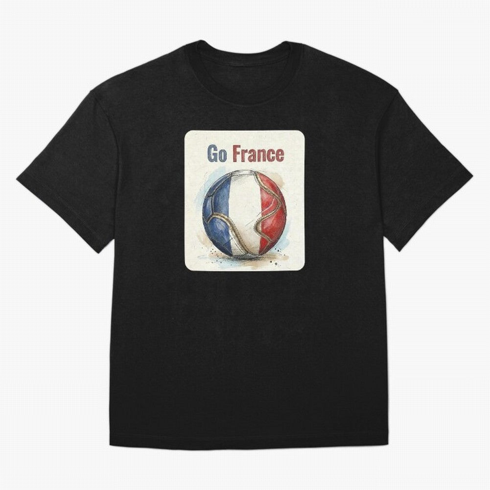 Go France Soccer Ball Flag | French Football Fan Graphic Tee Classic T-Shirt Follow the Road to FIFA World Cup 2026 Spirit, Capturing Argentina and Brazil, Messi, Stadium Chants, National Pride, Trophy Dreams and Unforgettable Football Memories;
