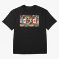 Spectacular World Cup Stadiums | Soccer Flags Mexico Canada USA Geometry Classic T-Shirt Celebrate the Stars of Global Football Passion for FIFA World Cup 2026, Filled with CR7 and Messi, England, France and Netherlands, Supporter Pride, Iconic