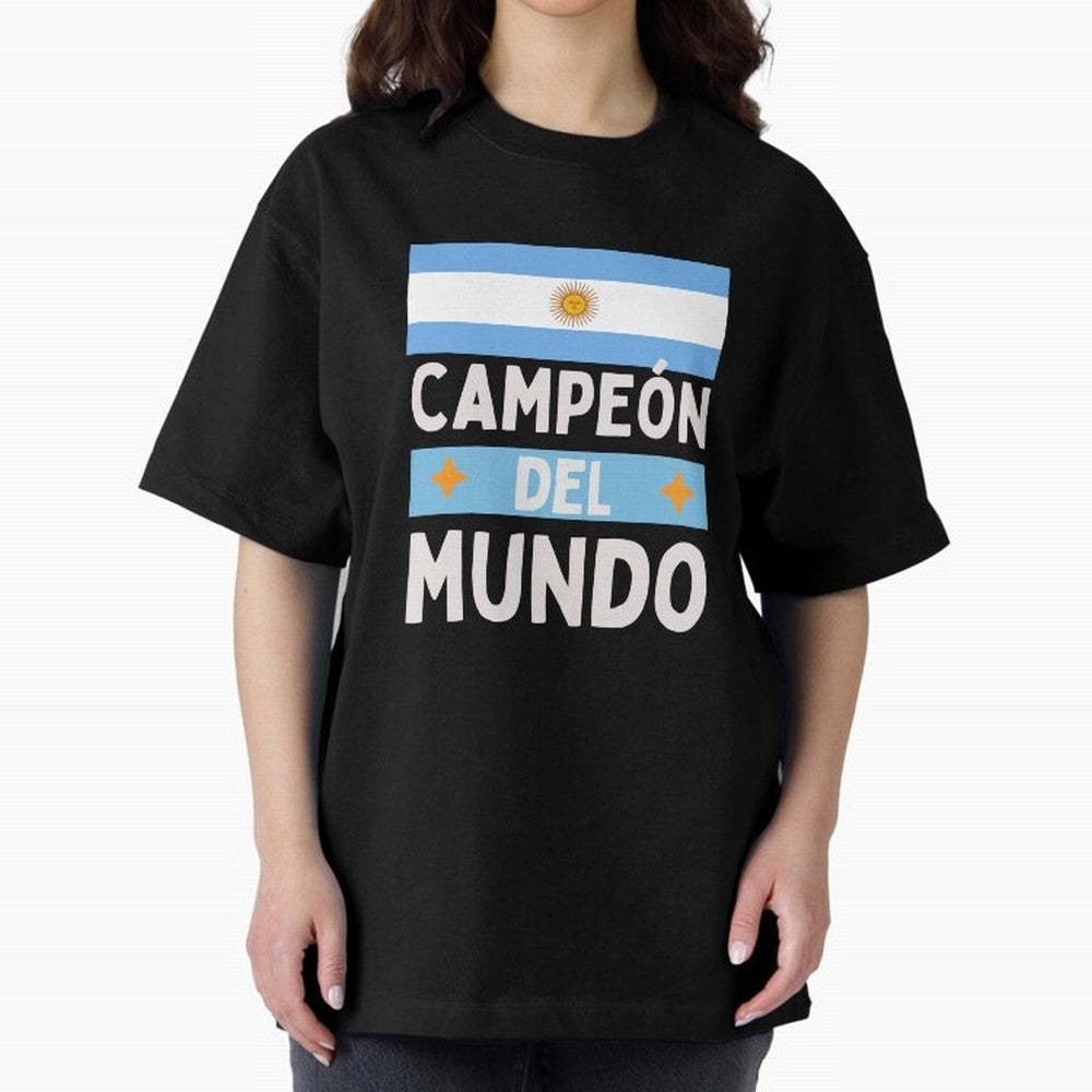 Argentina Campe¨®n del Mundo Classic T-Shirt Represent FIFA World Cup 2026 for Fans of Messi, Neymar and Mbappe and England and Germany, Bringing Tournament Hype, Historic Matchups, Family Viewing Parties and Global Sports Pride; Perfect for