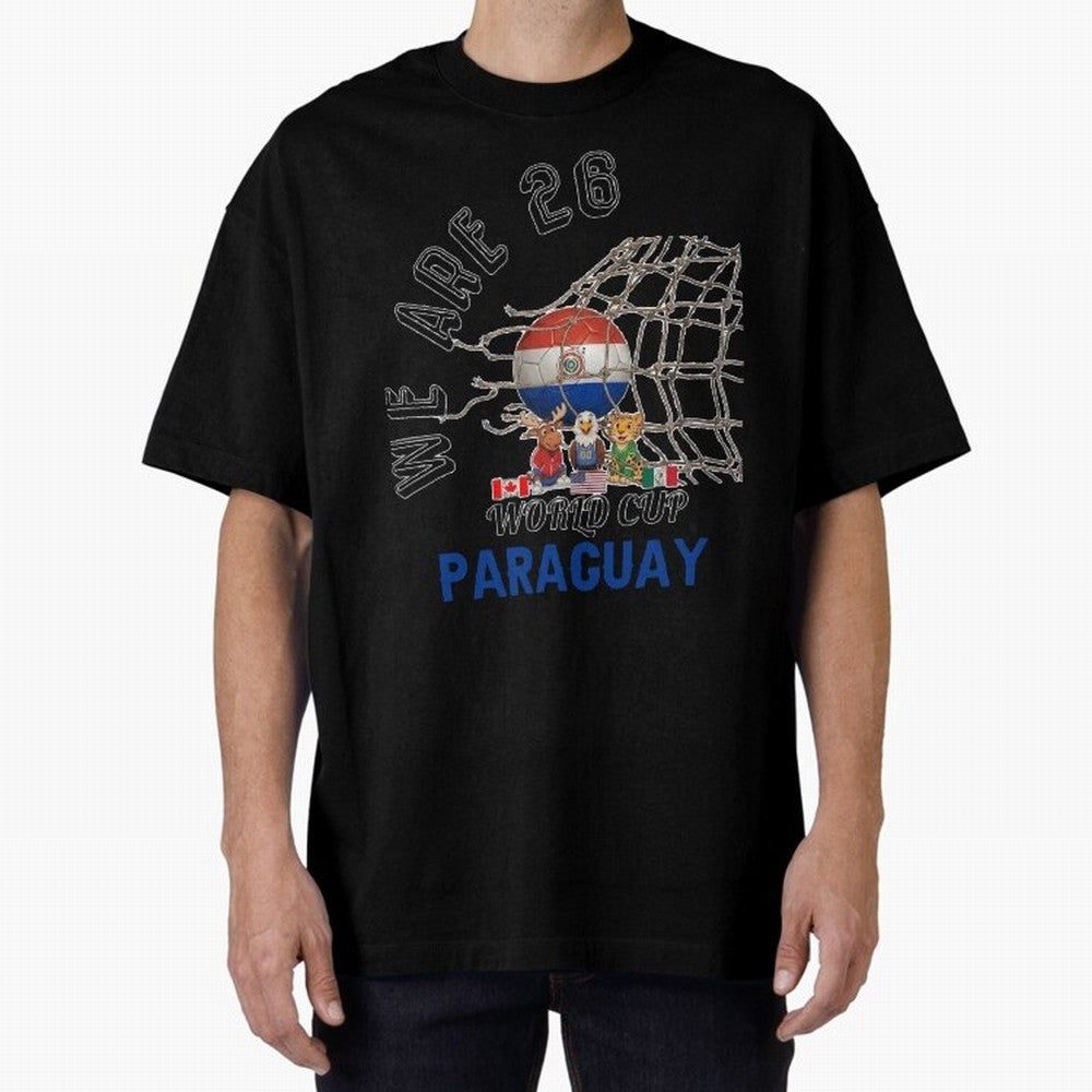 World cup 26 - Paraguay Classic T-Shirt Elevate Match Day Hype around FIFA World Cup 2026, CR7 and Messi, Germany, Retro Football Energy, Iconic Rivalries, Trophy Chase Drama and Stadium Atmosphere; Perfect for Supporters Who Want Bold Football