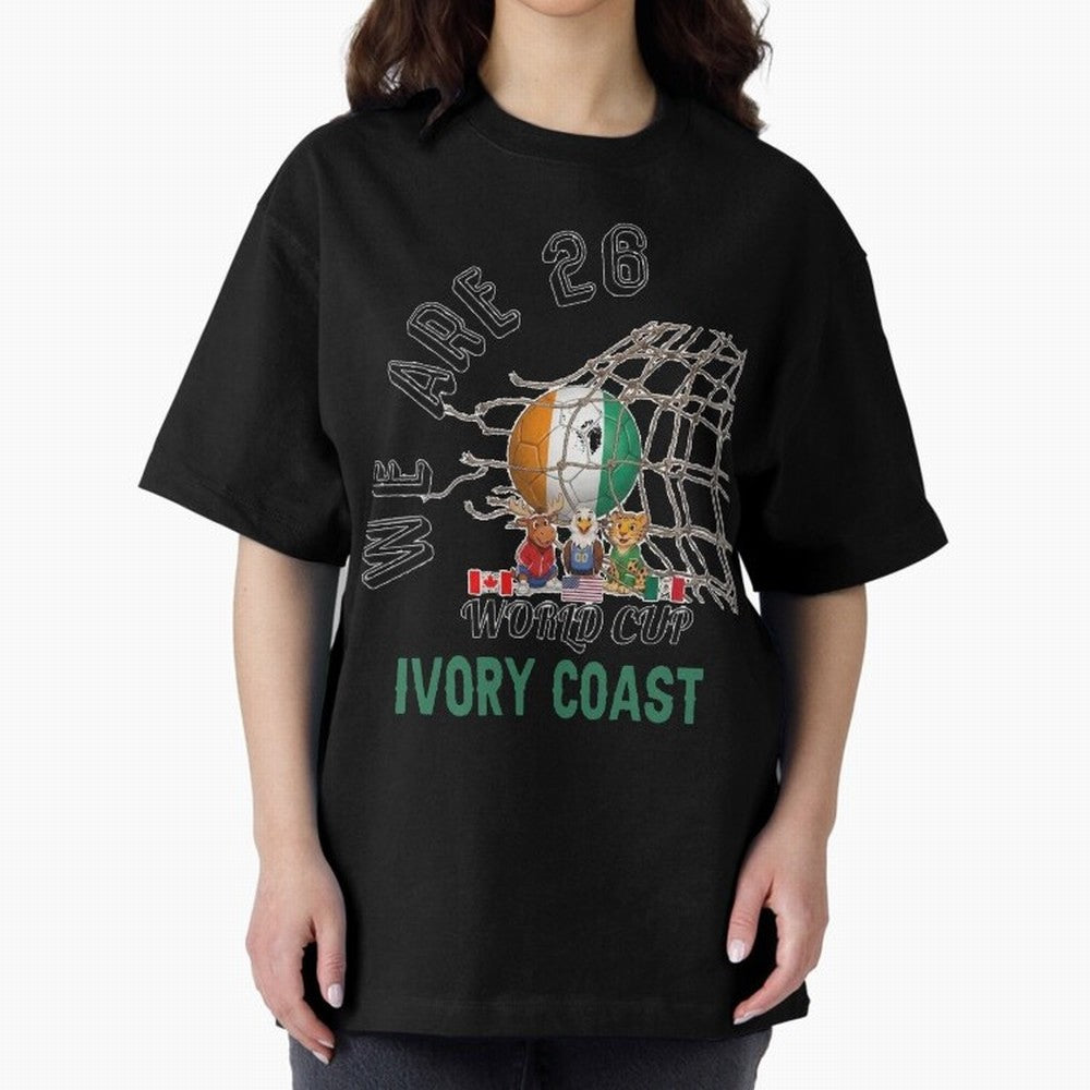 World cup 26 - Ivory Coast Classic T-Shirt Follow FIFA World Cup 2026 Group Stage for Fans of Mbappe and Argentina, Bringing Stadium Memories, Football Loyalty, International Chants and Championship Tradition; Great for Supporters Who Love
