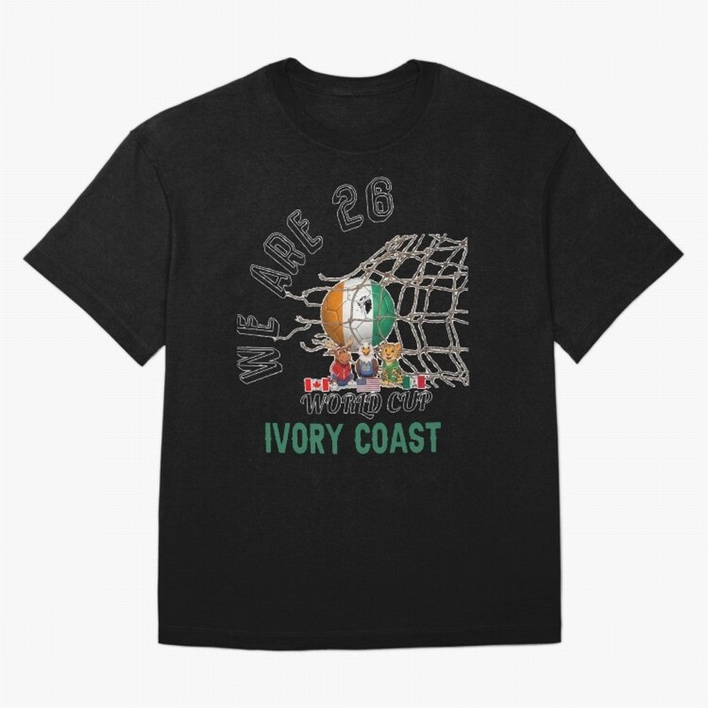 World cup 26 - Ivory Coast Classic T-Shirt Follow FIFA World Cup 2026 Group Stage for Fans of Mbappe and Argentina, Bringing Stadium Memories, Football Loyalty, International Chants and Championship Tradition; Great for Supporters Who Love
