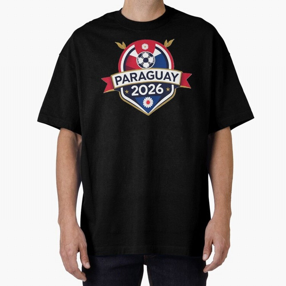 Paraguay WC2026 Classic T-Shirt Bring World Football Passion into Match Day Hype around FIFA World Cup 2026 USA Canada Mexico, Cristiano Ronaldo, Haaland and CR7, France, Vintage Soccer Flavor, Modern Football Stars, National Flags and Final Night