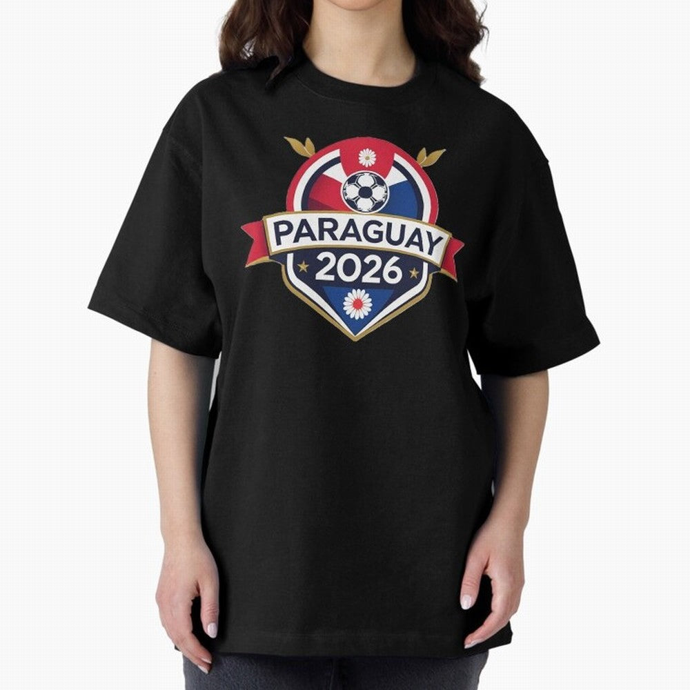 Paraguay WC2026 Classic T-Shirt Bring World Football Passion into Match Day Hype around FIFA World Cup 2026 USA Canada Mexico, Cristiano Ronaldo, Haaland and CR7, France, Vintage Soccer Flavor, Modern Football Stars, National Flags and Final Night