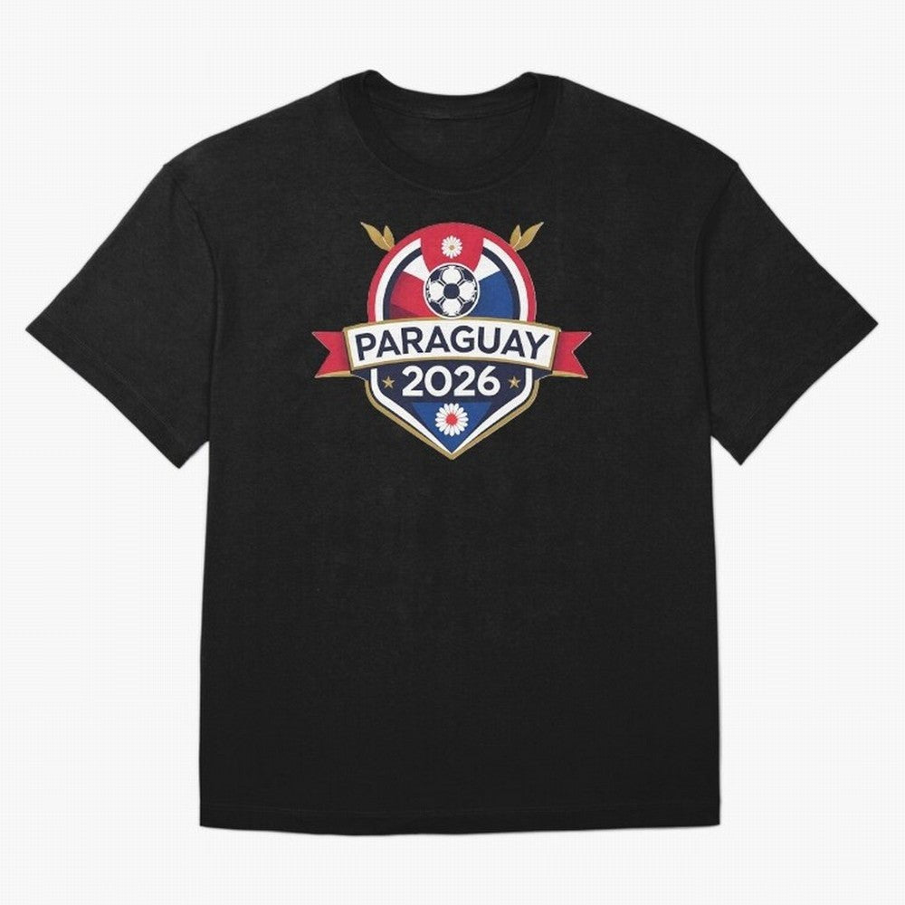 Paraguay WC2026 Classic T-Shirt Bring World Football Passion into Match Day Hype around FIFA World Cup 2026 USA Canada Mexico, Cristiano Ronaldo, Haaland and CR7, France, Vintage Soccer Flavor, Modern Football Stars, National Flags and Final Night
