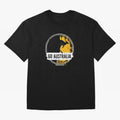 Golden Green Kangaroo Emblem Go Australia 2026 Supporter Design T-Shirt_83662099 Classic T-Shirt Celebrate FIFA World Cup 2026 Group Stage Spirit, Celebrating Portugal, CR7 and Messi, Supporter Pride, Iconic Celebrations, Legendary Names and Global