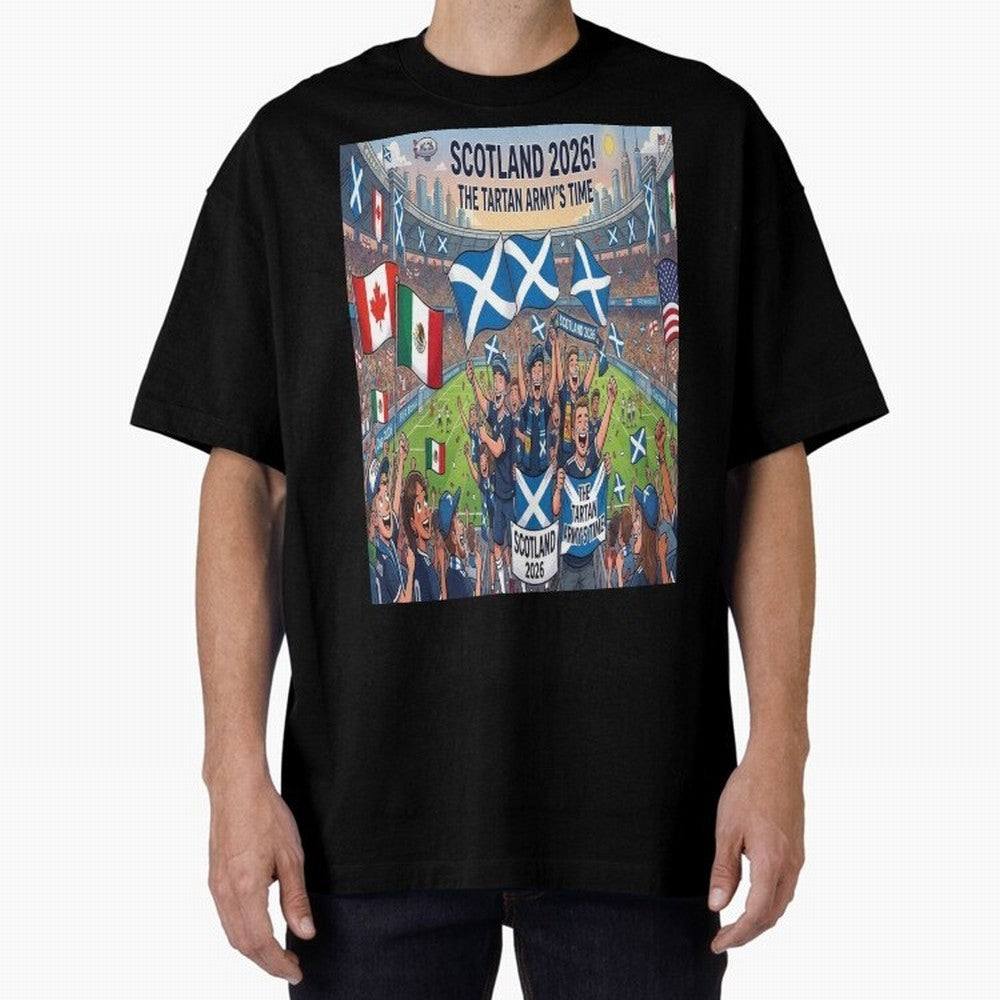 Scotland World Cup 2026 - Stadium Classic T-Shirt Show Your Stadium Side during the FIFA World Cup 2026 USA Canada Mexico Journey through Messi, CR7 and Mbappe Highlights, Spain and Netherlands Pride, Fan Favorite Moments, National Team Passion,