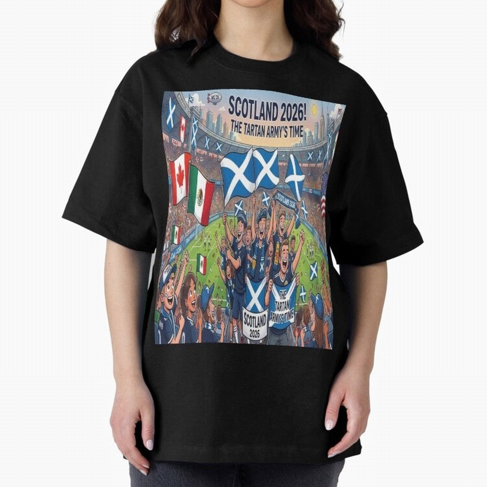 Scotland World Cup 2026 - Stadium Classic T-Shirt Show Your Stadium Side during the FIFA World Cup 2026 USA Canada Mexico Journey through Messi, CR7 and Mbappe Highlights, Spain and Netherlands Pride, Fan Favorite Moments, National Team Passion,