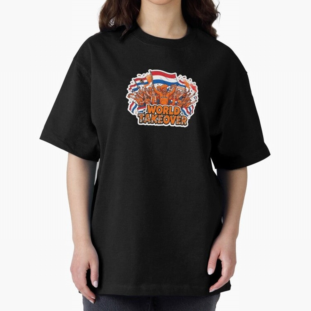 Netherlands Soccer Fans Orange Power Sticker 2026 Football Supporters Classic T-Shirt Bring Match Day Fire to Global Football Passion for FIFA World Cup 2026 Group Stage, Celebrating CR7, Argentina and Brazil, Supporter Pride, Iconic Celebrations,