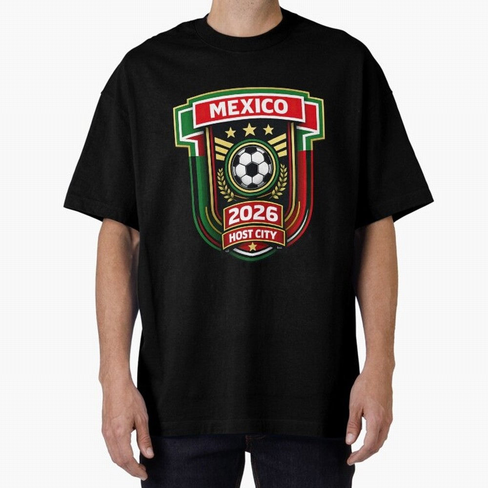 Mexico 2026 World Cup Host City Logo Classic T-Shirt Celebrate Classic Football Spirit in Global Football Passion for FIFA World Cup 2026, Celebrating Mbappe and Neymar, Spain and Netherlands, Match Day Excitement, Supporter Culture, Golden Goals