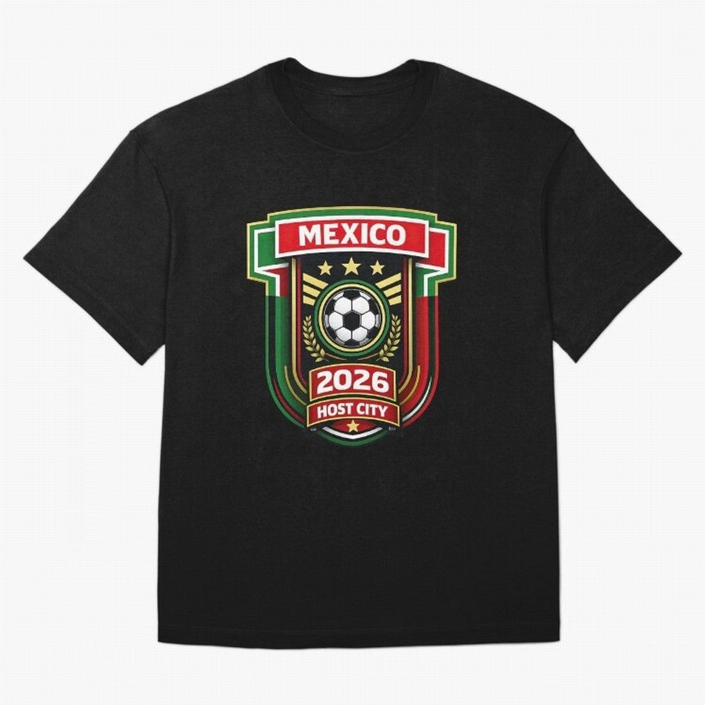 Mexico 2026 World Cup Host City Logo Classic T-Shirt Celebrate Classic Football Spirit in Global Football Passion for FIFA World Cup 2026, Celebrating Mbappe and Neymar, Spain and Netherlands, Match Day Excitement, Supporter Culture, Golden Goals