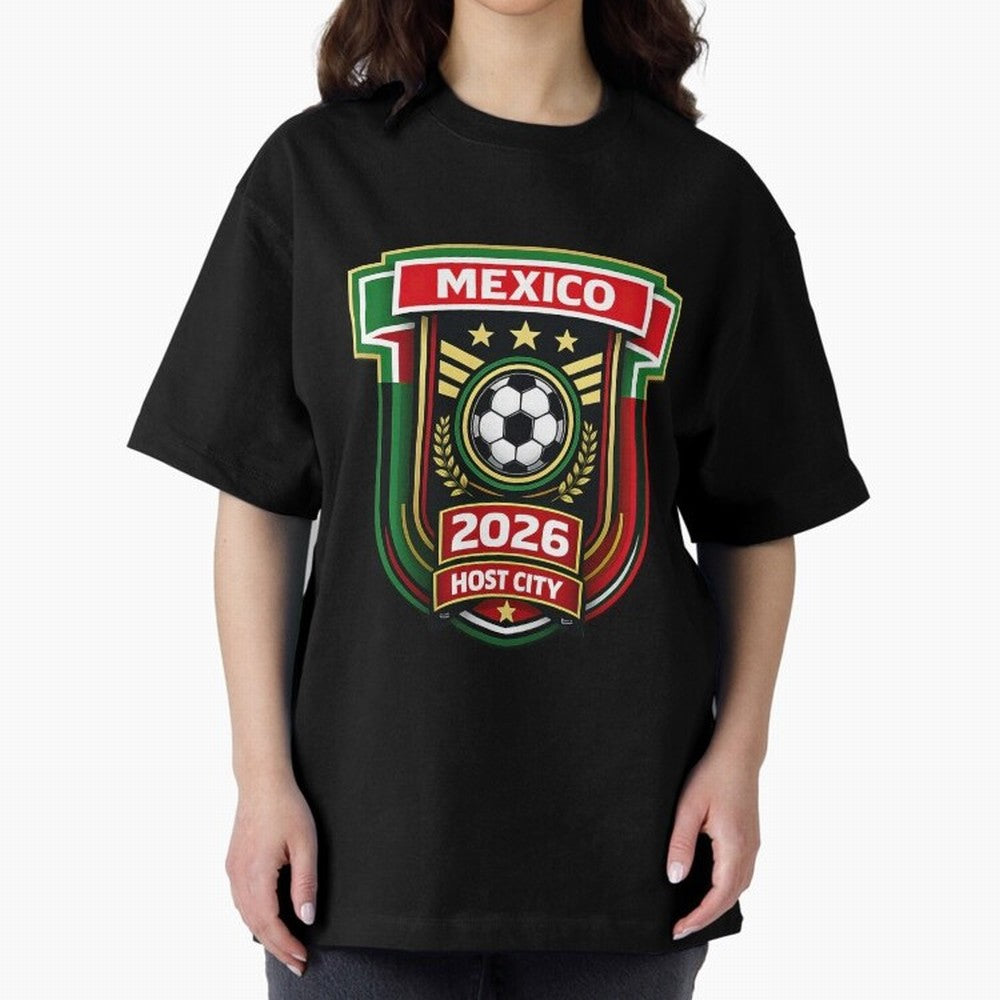 Mexico 2026 World Cup Host City Logo Classic T-Shirt Celebrate Classic Football Spirit in Global Football Passion for FIFA World Cup 2026, Celebrating Mbappe and Neymar, Spain and Netherlands, Match Day Excitement, Supporter Culture, Golden Goals