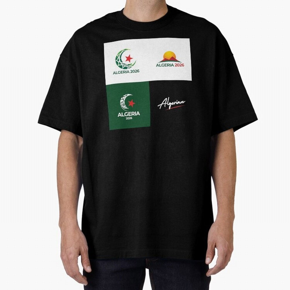 Algeria WC 2026 Classic T-Shirt Back the Journey through FIFA World Cup 2026 Driven by Neymar, Haaland and Cristiano Ronaldo, England and Germany Energy, Game Day Rituals, Football Legends, Country Pride and the Road to the Final; Great for