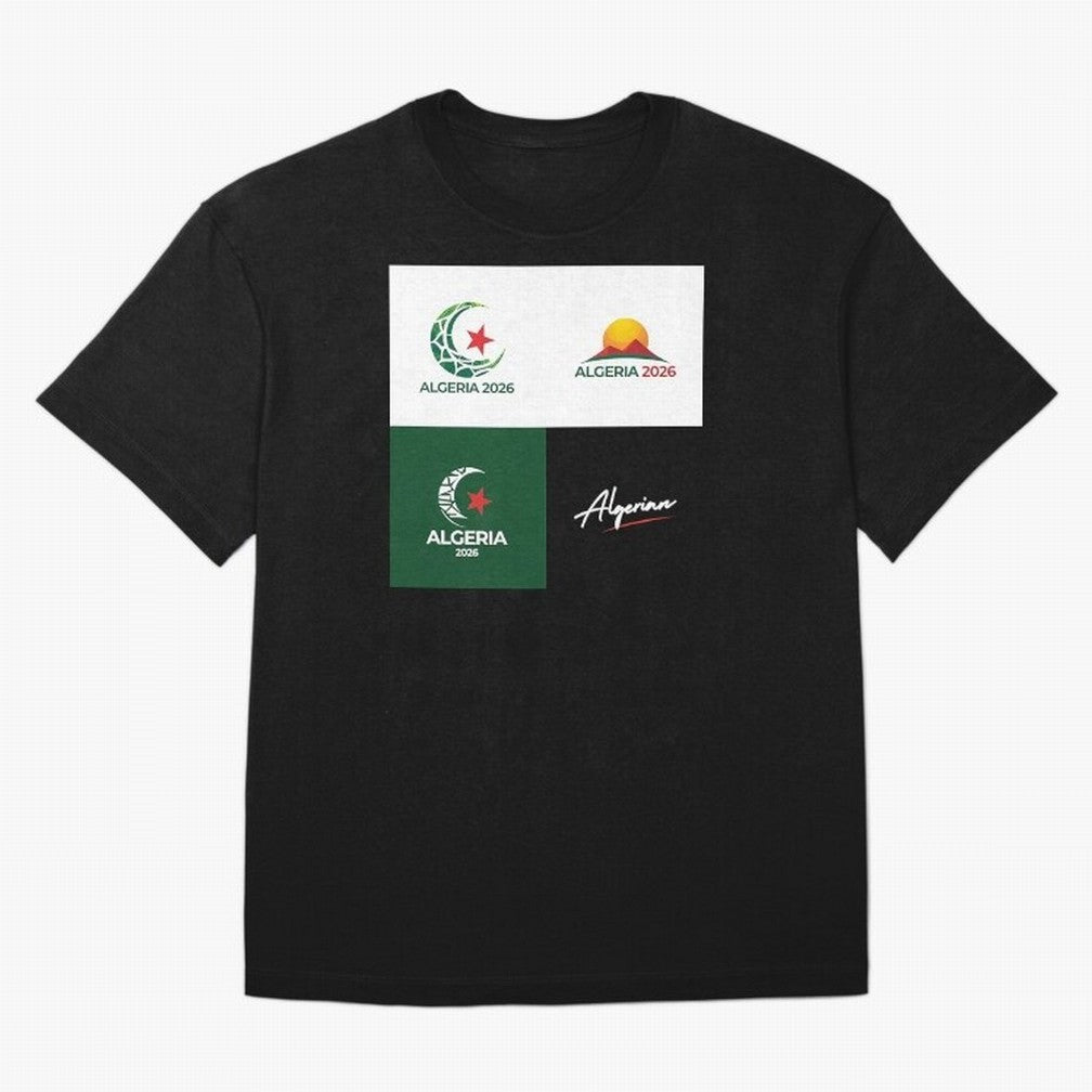 Algeria WC 2026 Classic T-Shirt Back the Journey through FIFA World Cup 2026 Driven by Neymar, Haaland and Cristiano Ronaldo, England and Germany Energy, Game Day Rituals, Football Legends, Country Pride and the Road to the Final; Great for
