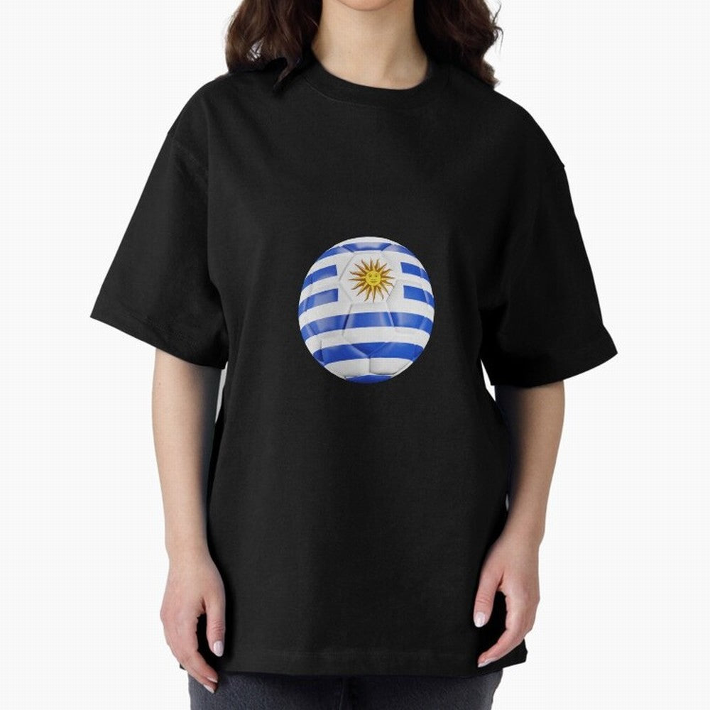 Uruguay Ball Classic T-Shirt Celebrate the Biggest Stage of the FIFA World Cup 2026 USA Canada Mexico Journey through Mbappe and Neymar Highlights, Portugal Pride, Championship Spirit, Famous Goals, Roaring Crowds and International Football Unity;