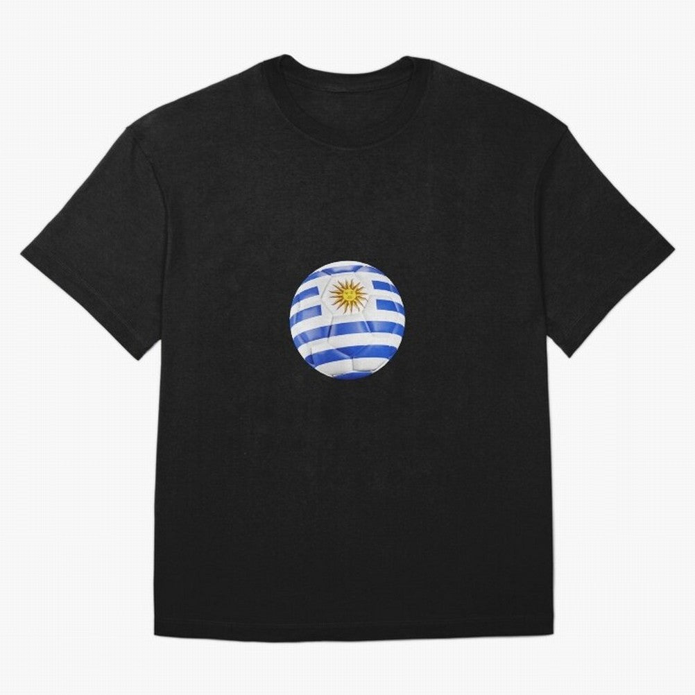 Uruguay Ball Classic T-Shirt Celebrate the Biggest Stage of the FIFA World Cup 2026 USA Canada Mexico Journey through Mbappe and Neymar Highlights, Portugal Pride, Championship Spirit, Famous Goals, Roaring Crowds and International Football Unity;