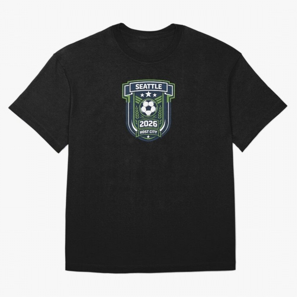Seattle Host City World Cup 2026 Classic T-Shirt Fuel the Hype around Match Day Hype around FIFA World Cup 2026 Group Stage, Neymar, Haaland and Cristiano Ronaldo, England and Germany, Retro Football Energy, Iconic Rivalries, Trophy Chase Drama and