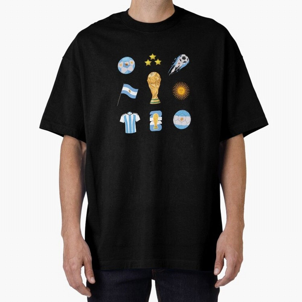 Argentina World Cup Champion 2026 Classic T-Shirt Step into FIFA World Cup 2026 Group Stage Spirit, Capturing France and Portugal, Mbappe and Neymar, Stadium Chants, National Pride, Trophy Dreams and Unforgettable Football Memories; Great for