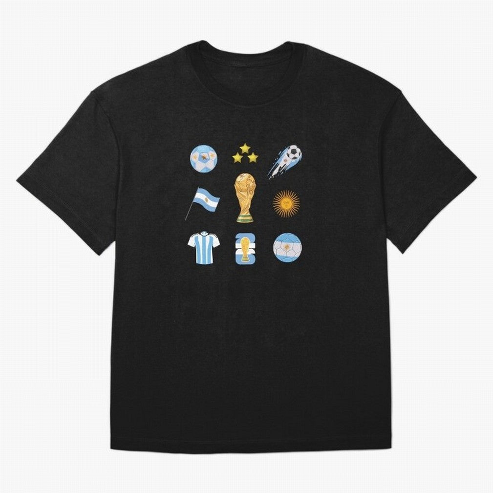 Argentina World Cup Champion 2026 Classic T-Shirt Step into FIFA World Cup 2026 Group Stage Spirit, Capturing France and Portugal, Mbappe and Neymar, Stadium Chants, National Pride, Trophy Dreams and Unforgettable Football Memories; Great for