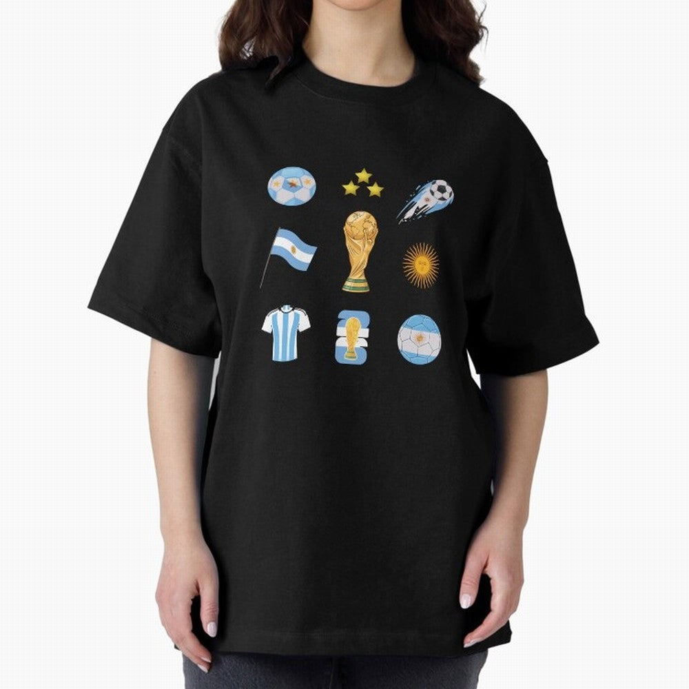 Argentina World Cup Champion 2026 Classic T-Shirt Step into FIFA World Cup 2026 Group Stage Spirit, Capturing France and Portugal, Mbappe and Neymar, Stadium Chants, National Pride, Trophy Dreams and Unforgettable Football Memories; Great for