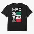 Mexico 2026 Soccer World Cup Trophy Mexican Flag Design Classic T-Shirt Join the Global Buzz around FIFA World Cup 2026 with Messi and Cristiano Ronaldo, Spain Energy, Sports Nostalgia, International Competition, Famous Players and Unforgettable