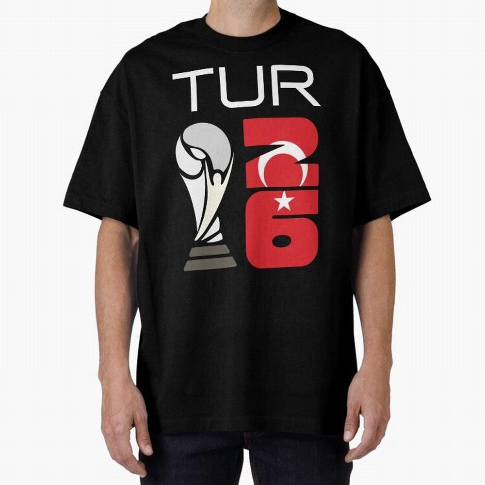 Turkey 2026 Soccer World Cup Trophy Turkish Flag Design Classic T-Shirt Celebrate Rivalries and Pride in the FIFA World Cup 2026 Journey through Mbappe Highlights, England Pride, Football Festival Excitement, Trophy Ambitions, Country Rivalries and
