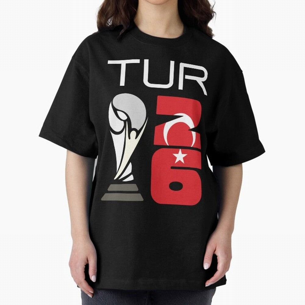 Turkey 2026 Soccer World Cup Trophy Turkish Flag Design Classic T-Shirt Celebrate Rivalries and Pride in the FIFA World Cup 2026 Journey through Mbappe Highlights, England Pride, Football Festival Excitement, Trophy Ambitions, Country Rivalries and