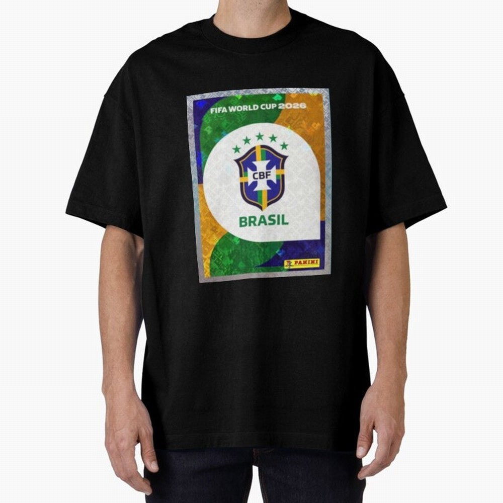 STICKER BRAZIL WORLD CUP 2026 Classic T-Shirt Support Global Football Passion for FIFA World Cup 2026, Featuring Cristiano Ronaldo, Spain and Netherlands, Soccer Culture, Superstar Moments, National Team Dreams and Competitive Fire; Perfect for