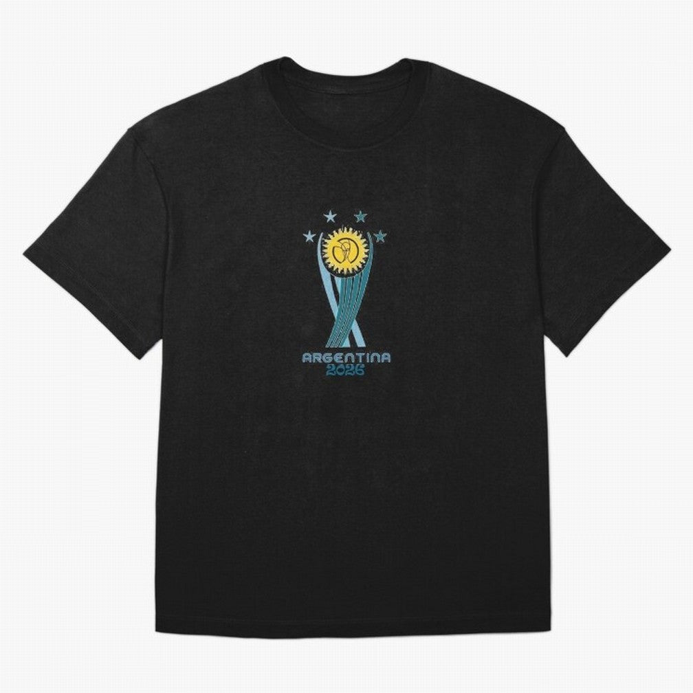 Argentina 2026 Football World Cup Emblem T-Shirt Classic T-Shirt Join Supporters Worldwide for FIFA World Cup 2026 Group Stage for Fans of CR7 and Messi and Netherlands, Bringing Football History, Final Match Energy, Crowd Noise and Once in a