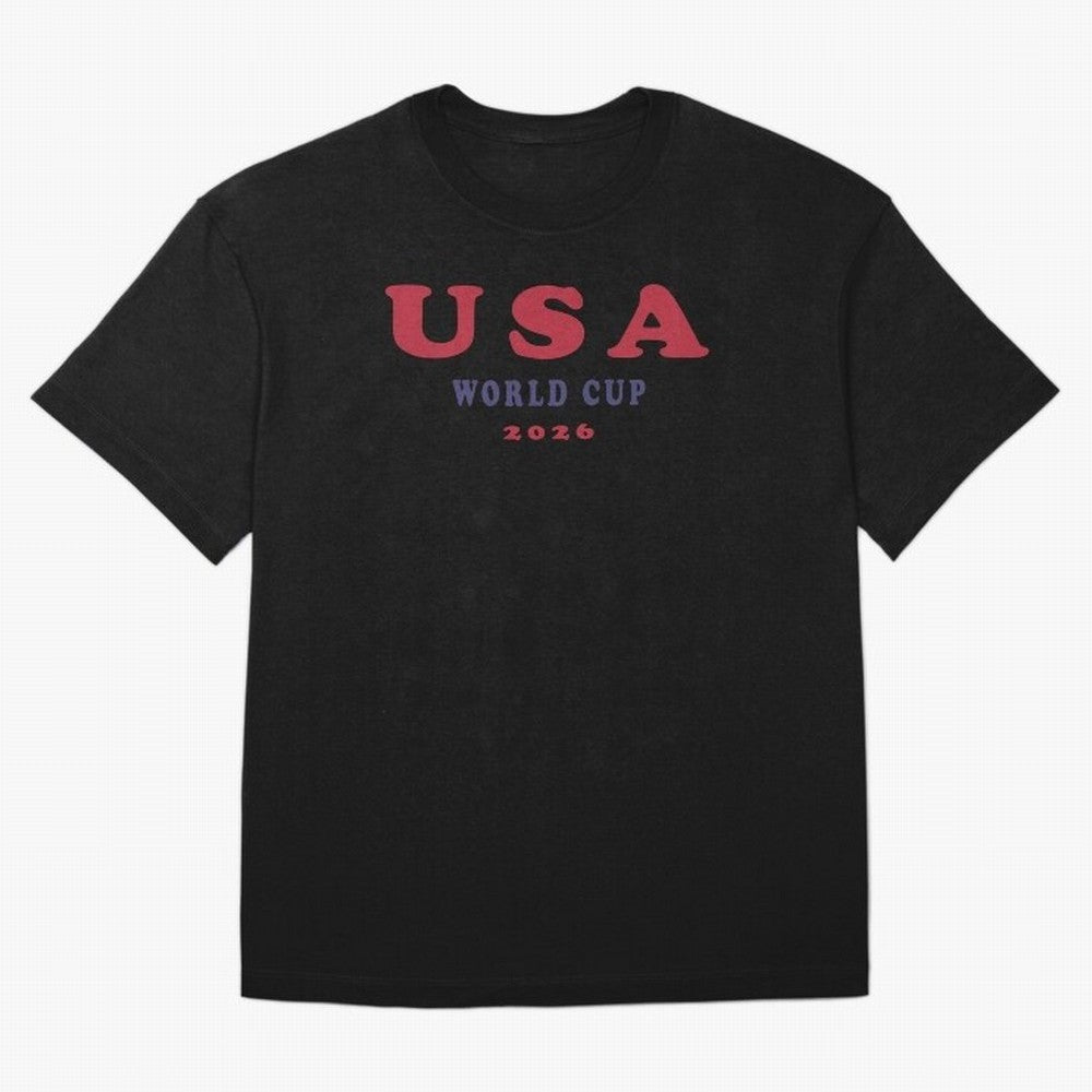 USA World Cup 2026 Soccer Fan Shirt | American Flag Football Retro Patriotic Design Classic T-Shirt Make Your Look Match Global Football Passion for FIFA World Cup 2026 USA Canada Mexico, Inspired by Haaland and Mbappe, England and Germany, Global