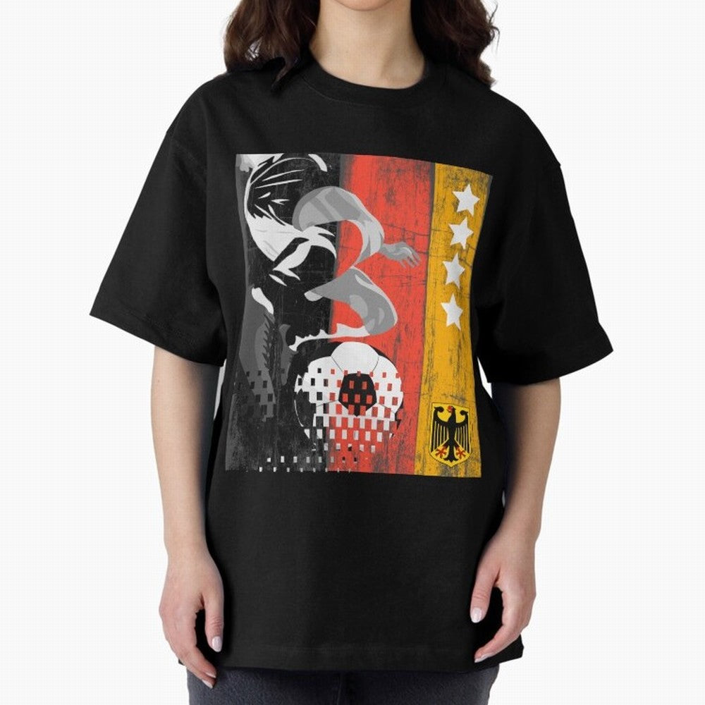 Fan Design Germany 2026 Classic T-Shirt Feel International Energy from Global Football Passion for FIFA World Cup 2026, Connected to CR7, Argentina, France and Brazil, Classic Soccer Heritage, Championship Pressure, Fan Loyalty and International