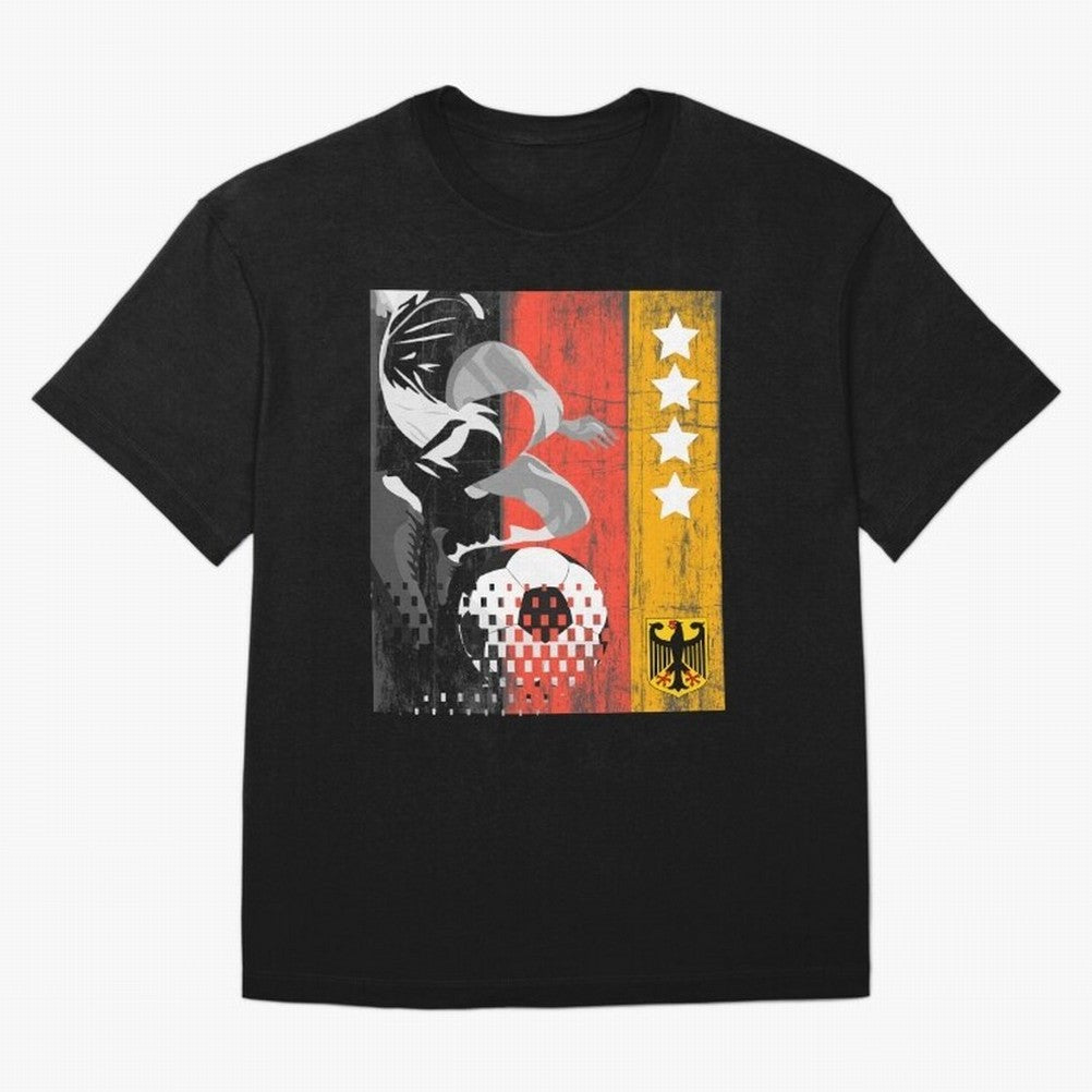 Fan Design Germany 2026 Classic T-Shirt Feel International Energy from Global Football Passion for FIFA World Cup 2026, Connected to CR7, Argentina, France and Brazil, Classic Soccer Heritage, Championship Pressure, Fan Loyalty and International