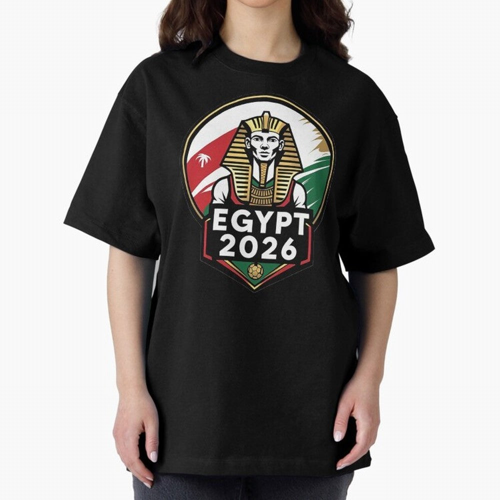 Egypt 2026 Sports Classic T-Shirt Show Up for the Glory of Global Football Passion for FIFA World Cup 2026, Highlighting CR7 and Messi, Netherlands, Vintage Soccer Flavor, Modern Football Stars, National Flags and Final Night Emotion; Built for