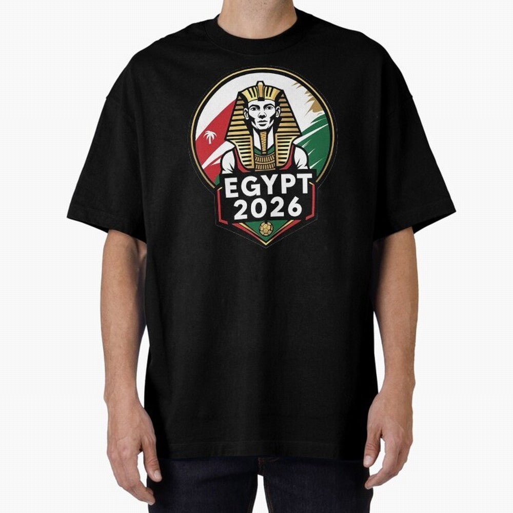 Egypt 2026 Sports Classic T-Shirt Show Up for the Glory of Global Football Passion for FIFA World Cup 2026, Highlighting CR7 and Messi, Netherlands, Vintage Soccer Flavor, Modern Football Stars, National Flags and Final Night Emotion; Built for