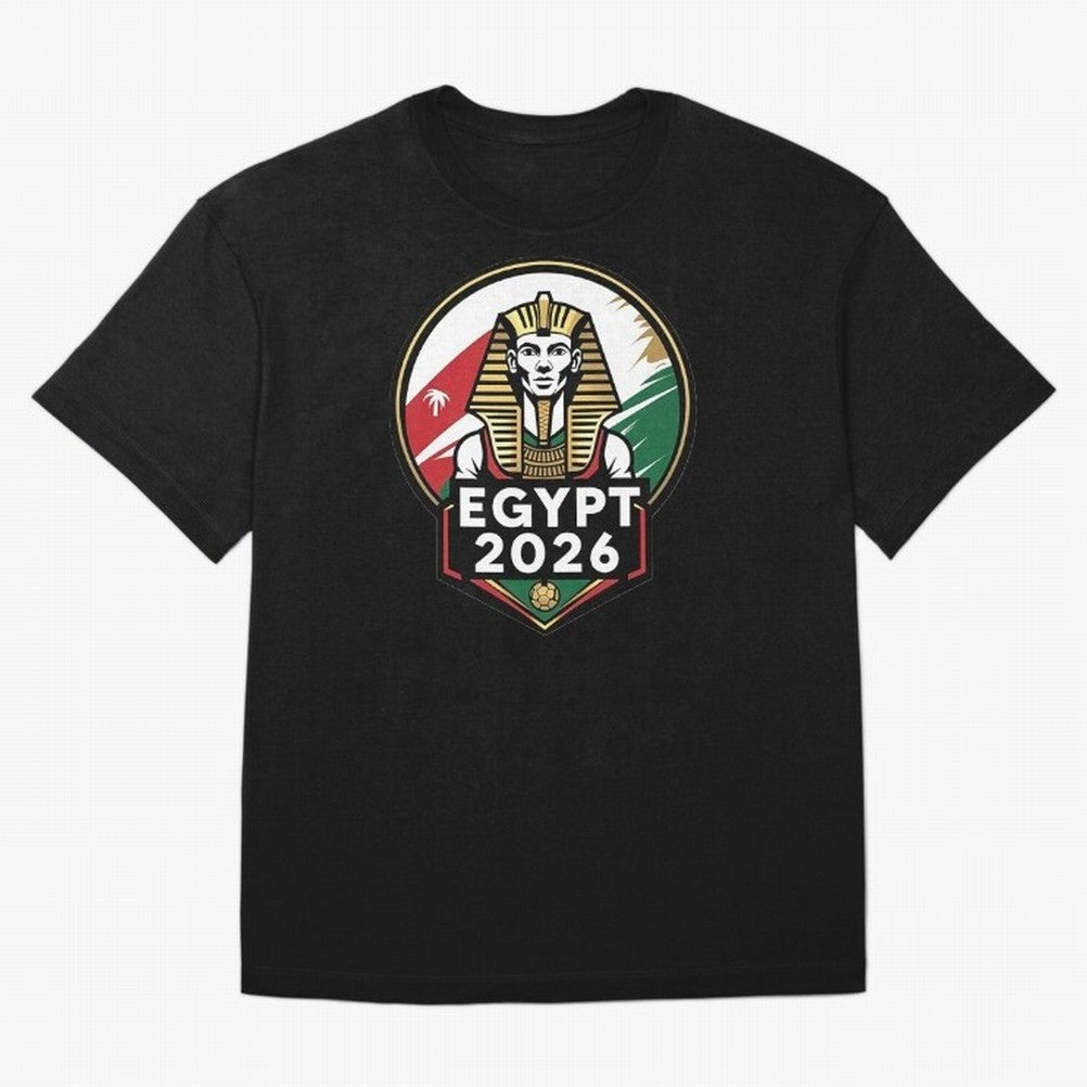 Egypt 2026 Sports Classic T-Shirt Show Up for the Glory of Global Football Passion for FIFA World Cup 2026, Highlighting CR7 and Messi, Netherlands, Vintage Soccer Flavor, Modern Football Stars, National Flags and Final Night Emotion; Built for