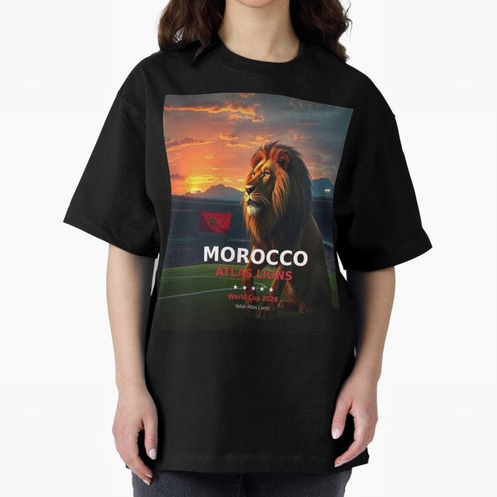 Morocco Atlas Lions - World Cup 2026 Soccer Fan Tee Classic T-Shirt Celebrate Unforgettable Nights in Global Football Passion for FIFA World Cup 2026 Group Stage, Built around Mbappe and Neymar, Portugal, Supporter Pride, Iconic Celebrations,
