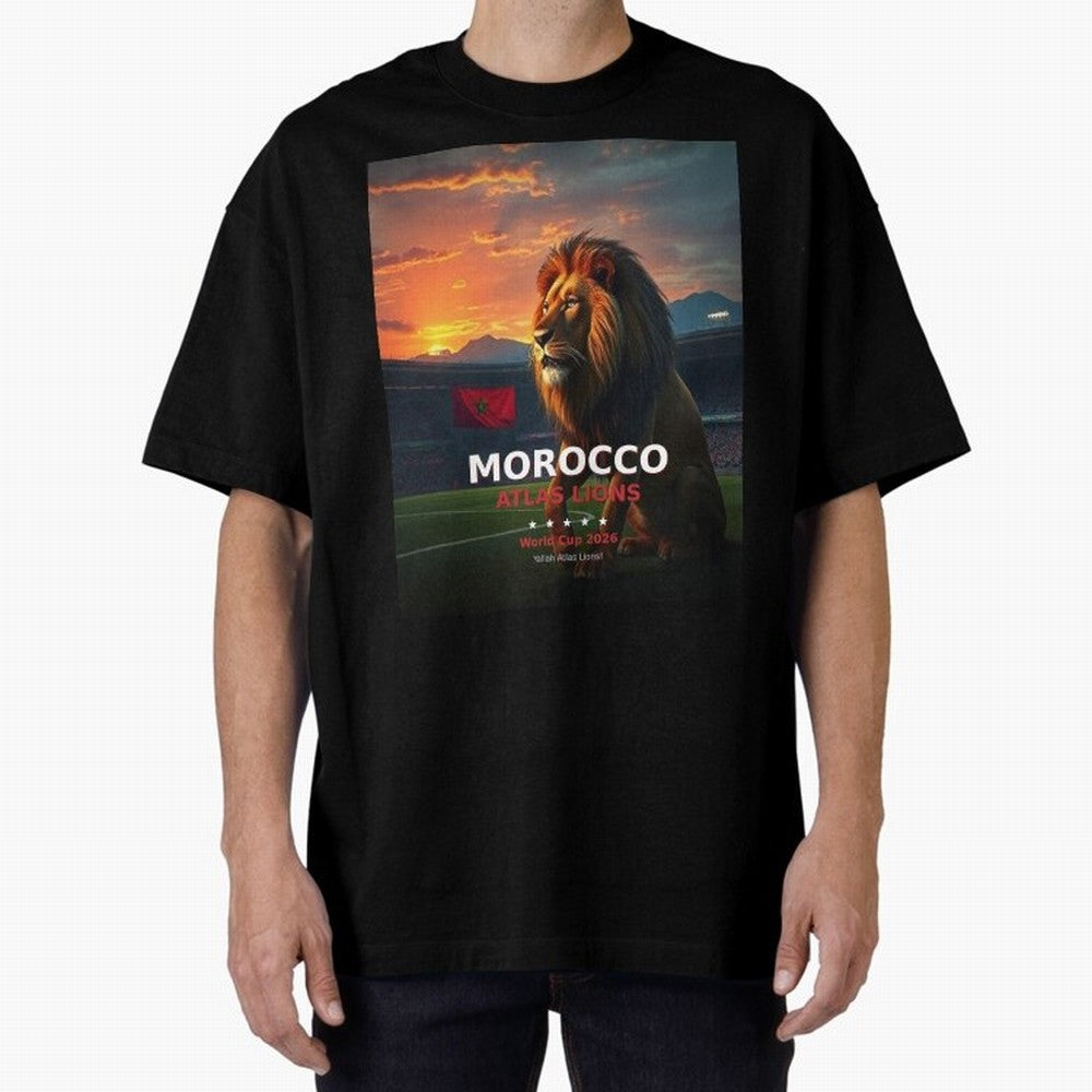 Morocco Atlas Lions - World Cup 2026 Soccer Fan Tee Classic T-Shirt Celebrate Unforgettable Nights in Global Football Passion for FIFA World Cup 2026 Group Stage, Built around Mbappe and Neymar, Portugal, Supporter Pride, Iconic Celebrations,