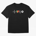 Portugal Football Heartbeat | Sele??o Das Quinas Soccer Fan Classic T-Shirt Celebrate Football Heritage in Global Football Passion for FIFA World Cup 2026 Group Stage, Centered on CR7 and Messi, Argentina, France and Brazil, Football History, Final